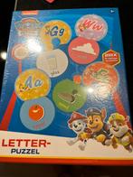 Letter puzzel Paw Patrol, Ophalen of Verzenden, 10 tot 50 stukjes, Nieuw