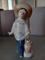Beeldje Mexicaanse jongen met kruik, Verzamelen, Beelden en Beeldjes, Ophalen, Zo goed als nieuw, Mens