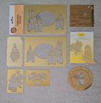 Embossing Kerst stencils/sjablonen, Hobby en Vrije tijd, Kaarten | Zelf maken, Ophalen, Zo goed als nieuw, Kerst, Pons of Mal