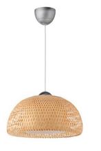 böja rieten hanglamp Bohemian, Huis en Inrichting, Ophalen of Verzenden, Zo goed als nieuw, Rond, 25 tot 50 cm