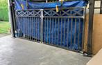 Nieuwe ijzeren poort hekwerk 400 cm, Ophalen of Verzenden, Nieuw, IJzer