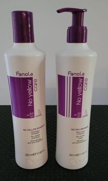 Fanola No Yellow Shampoo en Fanola No Yellow Masker beschikbaar voor biedingen