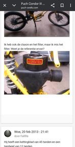 GEZOCHT! PUCH CONDOR 3 LUCHTFILTERKAST, Ophalen of Verzenden, Gebruikt