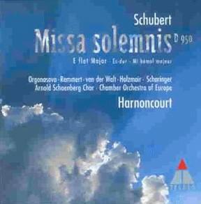 Schubert - Missa Solemnis D950 Harnoncourt Teldec