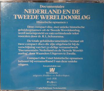 TWEEDE WERELDOORLOG Historische opnamen deel 2 KRASVRIJE CD  beschikbaar voor biedingen