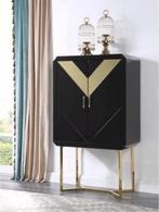Vitrinekast Awanos Spiegel Glas  wijn cabinet, Huis en Inrichting, Kasten | Vitrinekasten, Met deur(en), 100 tot 150 cm, Nieuw