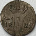 Zilveren stuivertje 1828B, Postzegels en Munten, Munten | Nederland, Ophalen of Verzenden, Vóór koninkrijk, Losse munt, Zilver