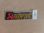 Akrapovic plaatje/sticker, Ophalen of Verzenden, Overige onderwerpen