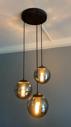 Mooie grijs/zwart bollen lamp, Huis en Inrichting, Ophalen, Zo goed als nieuw, Glas, Minder dan 50 cm