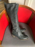 Shabbies ZGAN grijs leren laarzen mt 37, Hoge laarzen, Shabbies Amsterdam, Ophalen of Verzenden, Zo goed als nieuw