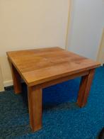 Houten bijzettafel, Huis en Inrichting, Tafels | Eettafels, Ophalen, 50 tot 100 cm, Vierkant, Tot twee personen