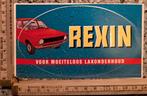 Vintage sticker Rexin voor moeiteloos lak onderhoud Polo, Ophalen of Verzenden, Zo goed als nieuw, Overige typen