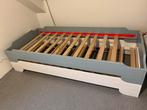 Twee stapelbare bedden, Huis en Inrichting, Slaapkamer | Bedden, Ophalen, Gebruikt, 90 cm, Eenpersoons