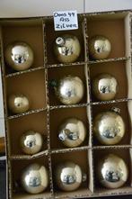 Kerstballen, zilver, doos 44, Ophalen of Verzenden, Gebruikt