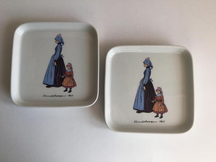 2x gebaksbordje bord Hindeloopen 1860 Villeroy & Boch, Huis en Inrichting, Keuken | Servies, Nieuw, Bord(en), Overige stijlen