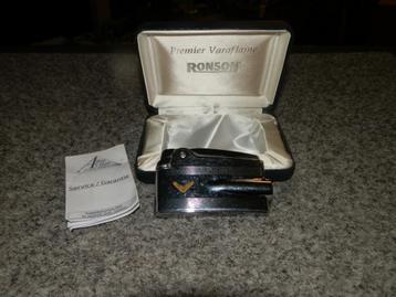 Ronson aansteker Varaflame chroom satijn incl opbergcase beschikbaar voor biedingen