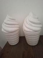 Riviera Maison 2x ice cream storage jar, Huis en Inrichting, Keuken | Servies, Ophalen of Verzenden, Zo goed als nieuw, Overige stijlen