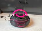 Denver Radio CD Speler Roze en Zwart- Zo Goed Als Nieuw!, Audio, Tv en Foto, Radio's, Ophalen, Zo goed als nieuw, Radio, Met cd-speler