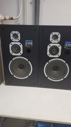 Vintage Pioneer CS-444 40 Watt luidspreker boxen., Gebruikt, Minder dan 60 watt, Front, Rear of Stereo speakers, Ophalen