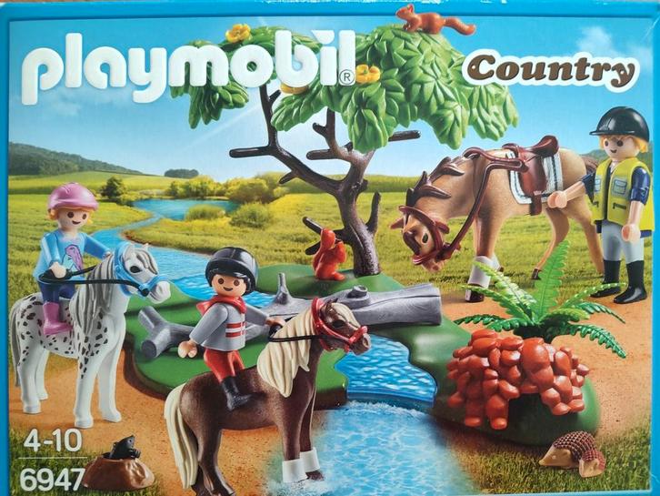 Playmobil Country 6947 Ponyrijles - Compleet!, Kinderen en Baby's, Speelgoed | Playmobil, Gebruikt, Complete set, Ophalen