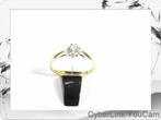 322959 Ontdek Onze 14K Gouden Diamanten Solitaire Ring!, Ophalen of Verzenden, Zo goed als nieuw, 17 tot 18, Met edelsteen
