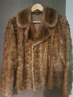 Echt vintage bontjas Nerts maat M, Kleding | Dames, Jassen | Winter, Bruin, Frits van der ven, Zo goed als nieuw, Ophalen