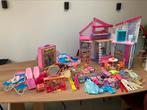 Inklapbaar barbiehuis inclusief Barbies & toebehoren, Kinderen en Baby's, Speelgoed | Poppenhuizen, Toebehoren, Gebruikt, Ophalen