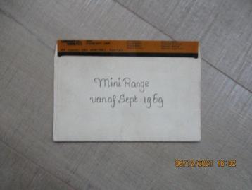 Austin Morris MG -- Onderdelen op Micro - fiche   SALE . beschikbaar voor biedingen