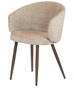 Luna Chair Cream – Set van 2 Eetkamerstoelen – Pole to Pole, Huis en Inrichting, Stoelen, Overige kleuren, Verzenden, Japandi, Hotel Chique, Modern