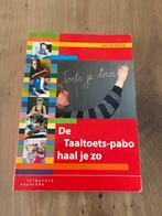 De Taaltoets-pabo haal je zo - Hans de Weerdt, Boeken, Ophalen of Verzenden, Alpha, Zo goed als nieuw, HBO