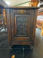 Franse eikenhouten kolenkit kolenkast fleur de lis, Huis en Inrichting, Kasten | Overige, Ophalen of Verzenden, Gebruikt