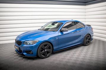 Voorlip sideskirt diffuser - BMW 2-serie F22 M-Pack 13-19 beschikbaar voor biedingen