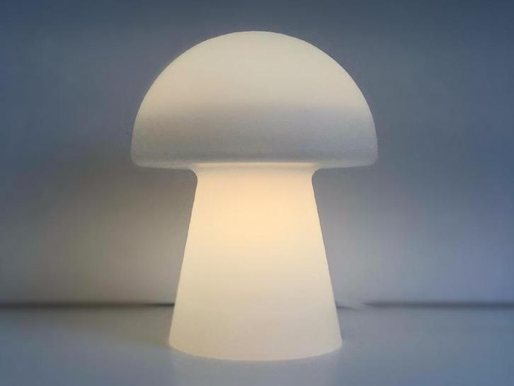 Vintage space age mushroom glazen lamp, Verzamelen, Retro, Huis en Inrichting, Verzenden