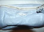 Zadig & Voltaire leren clutch grijs blauw van kleur, Sieraden, Tassen en Uiterlijk, Verzenden, Gebruikt, Blauw, Overige typen