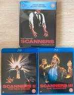 Scanners 1 2 3 blu ray trilogy, Ophalen of Verzenden, Zo goed als nieuw, Horror