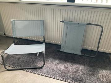 Te koop 2  lafuma strandstoeltjes beschikbaar voor biedingen