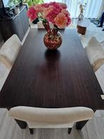 Donker bruine meubelen., Huis en Inrichting, Complete eetkamers, Ophalen, Gebruikt, 4 tot 6 stoelen