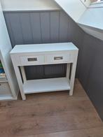 Witte Sidetable, Huis en Inrichting, Ophalen, 50 tot 100 cm, Zo goed als nieuw, Metaal