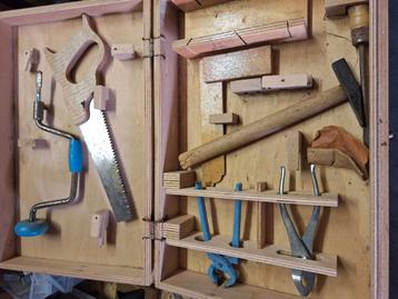 Kinder Speelgoed gereedschapskist echt gereedschap beschikbaar voor biedingen