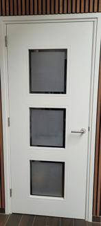 Binnendeur met glas, Ophalen, Zo goed als nieuw