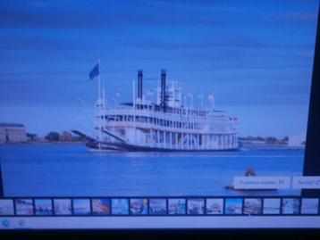 Kleurentekening/pastel, Stoom -boot NATCHEZ  New Orleans  beschikbaar voor biedingen