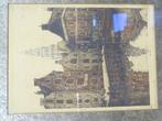 A6545. Gesigneerde ets van Damrak, Amsterdam, Antiek en Kunst, Kunst | Etsen en Gravures, Ophalen of Verzenden