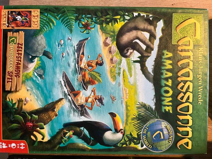 Carcassonne Amazone - Nieuw!, Hobby en Vrije tijd, Gezelschapsspellen | Bordspellen, Nieuw, Een of twee spelers, Reisspel, Ophalen