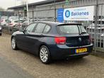 BMW 1-serie 118i Business | Airco | Cruise | Navi |Bluetooth, Auto's, BMW, Euro 5, Gebruikt, 4 cilinders, Blauw