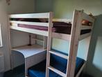 Leuke hoogslaper met bankje, uitschuifbed en bureau, Huis en Inrichting, Slaapkamer | Stapelbedden en Hoogslapers, Ophalen, Gebruikt