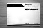 Suzuki GSF400 M 1991 Parts Catalogue (onderdelenboekje), Verzenden, Suzuki