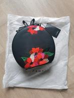 ZARA tas met borduursel, Verzenden, Nieuw, Zwart, Schoudertasje
