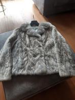 Echt  nerts bontjasje, Ophalen, Zo goed als nieuw, Maat 38/40 (M), Zwart