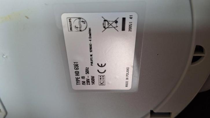 Philips Senseo HD6561 Koffiepadmachine, Witgoed en Apparatuur, Koffiezetapparaten, Gebruikt, Koffiepads en cups, Koffiemachine