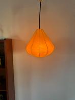 Vintage cocoon hanglamp, Goldkant Leuchten ‘60, Vintage retro buisframe design rotan webbing papercord deens, Ophalen of Verzenden